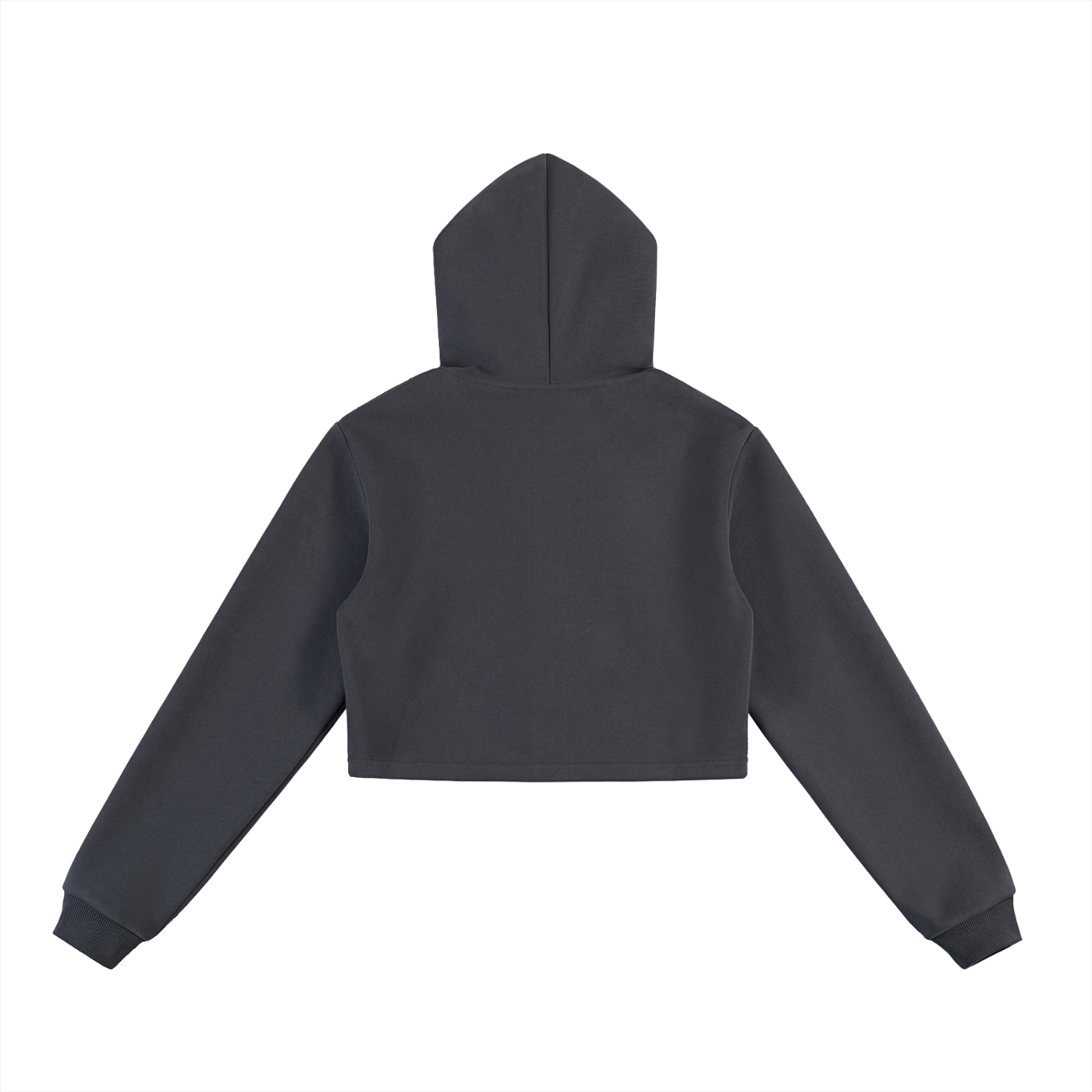 FMR GRL Essential Cropped Zip-Up Hoodie