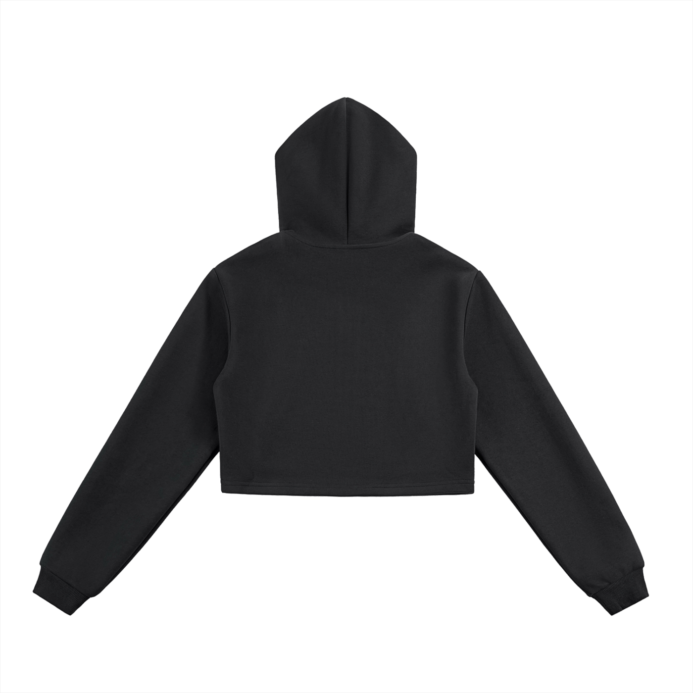 FMR GRL Essential Cropped Zip-Up Hoodie